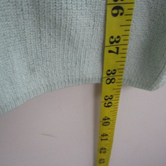 Freshman 1996 Knit Polo Dress Large Mint Green Tennis Prep - Picture 8 of 9